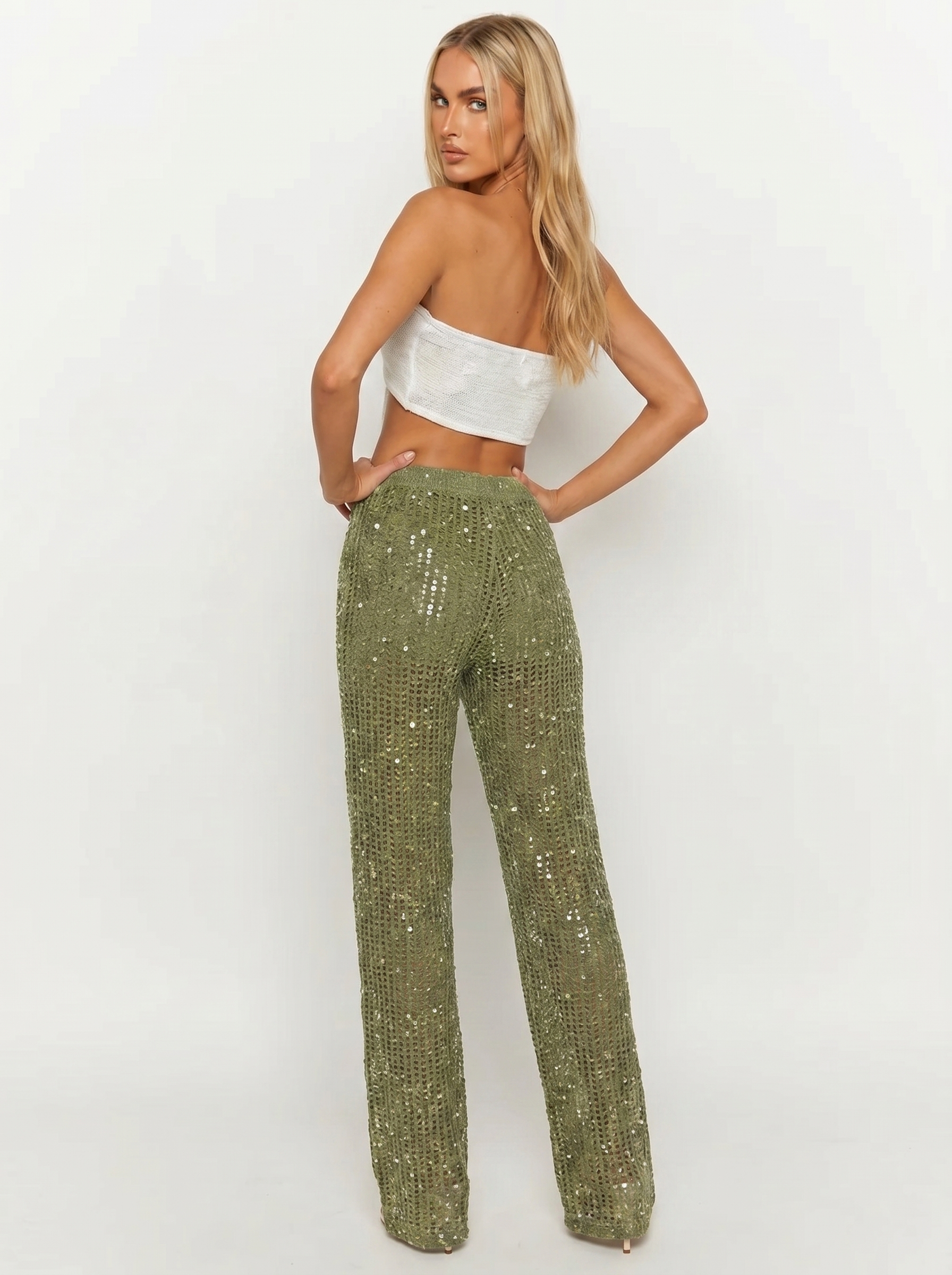 Pantalone di paillettes